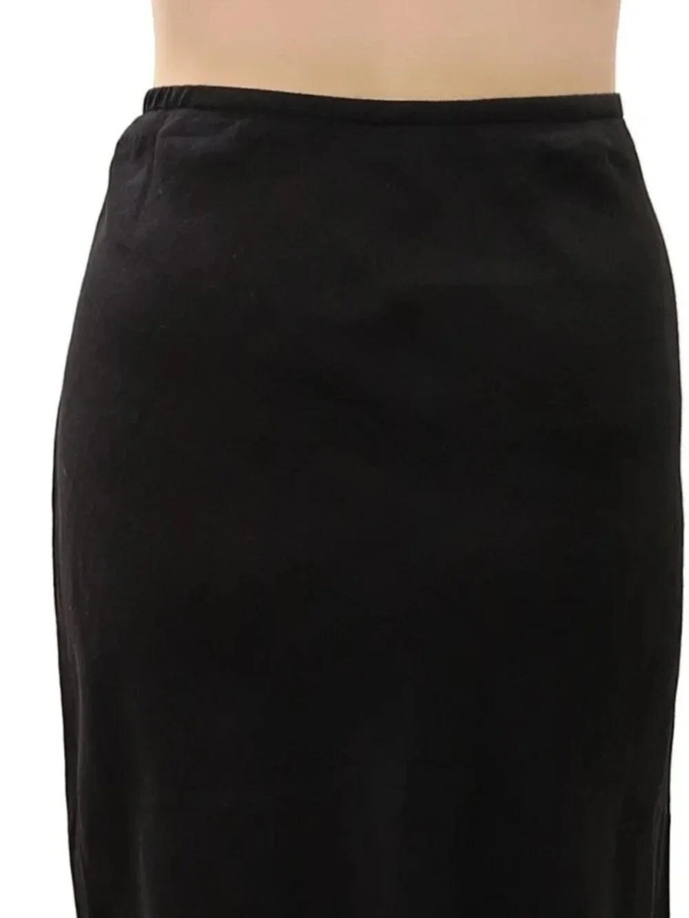 James Perse Los Angeles Linen Canvas Midi Skirt Pull-on Asymmetrical M-3 290349